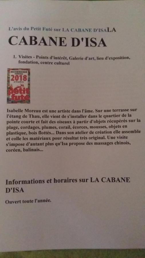 La Cabane D'Isa Σετ Εξωτερικό φωτογραφία